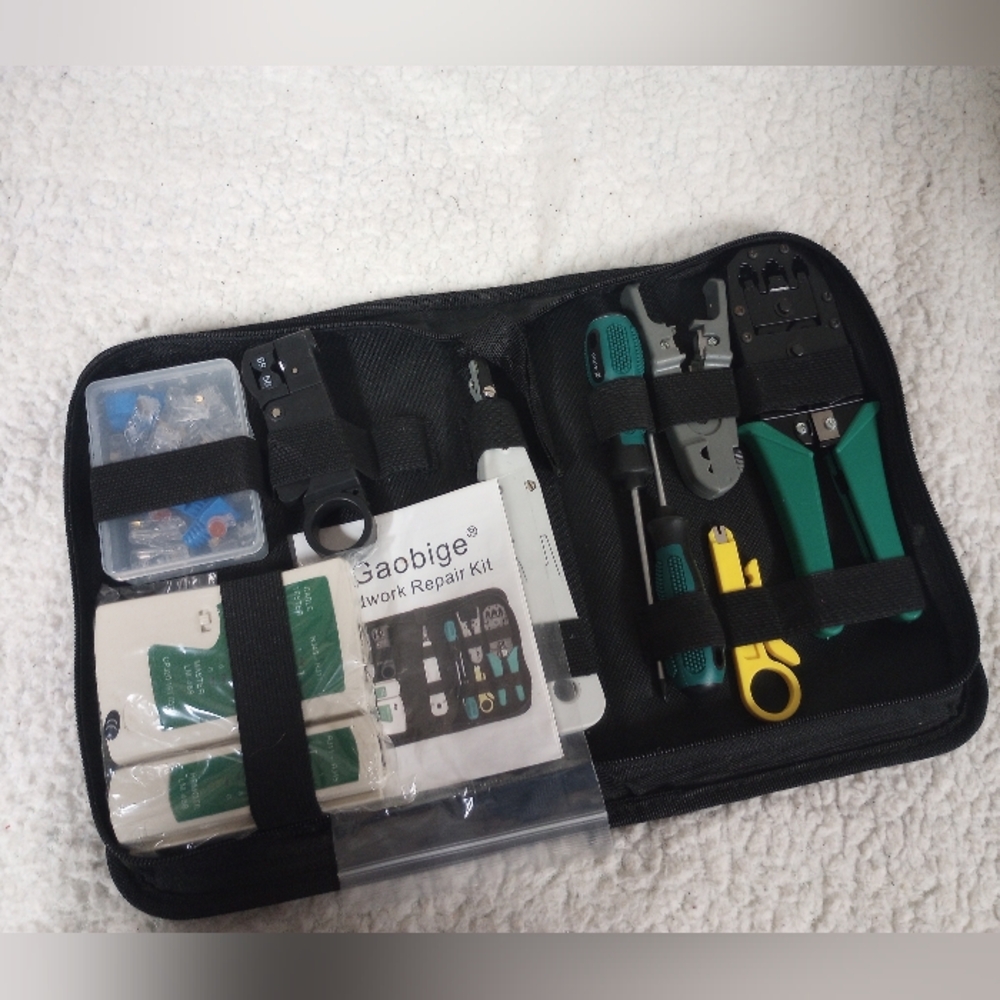 Gaobige Network Repair Kit For Cat Cable Installers New In Case